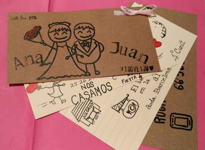 Por fin acabe mis invitaciones dyi - 2