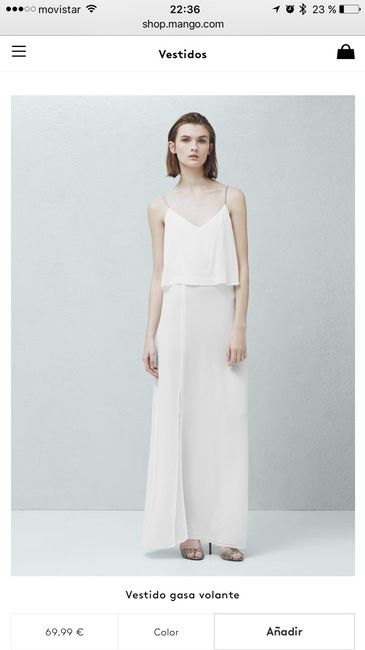 Vestido blanco en barcelona - 3