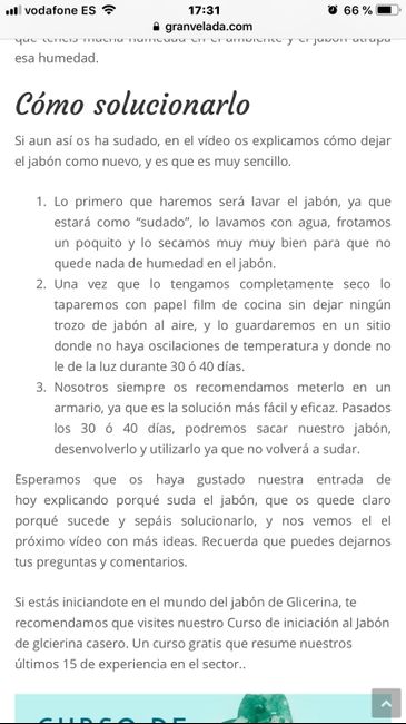 Jabones sudados....como arreglarlo... - 1