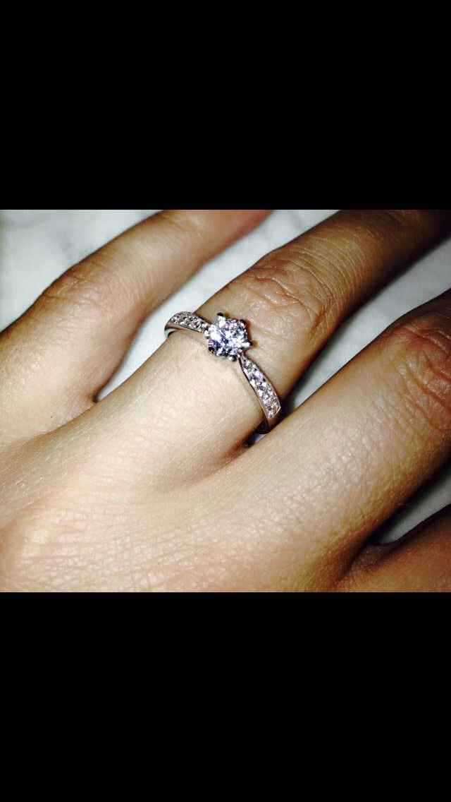 anillo pedida