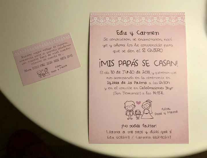  invitaciones de boda con Niño - 1