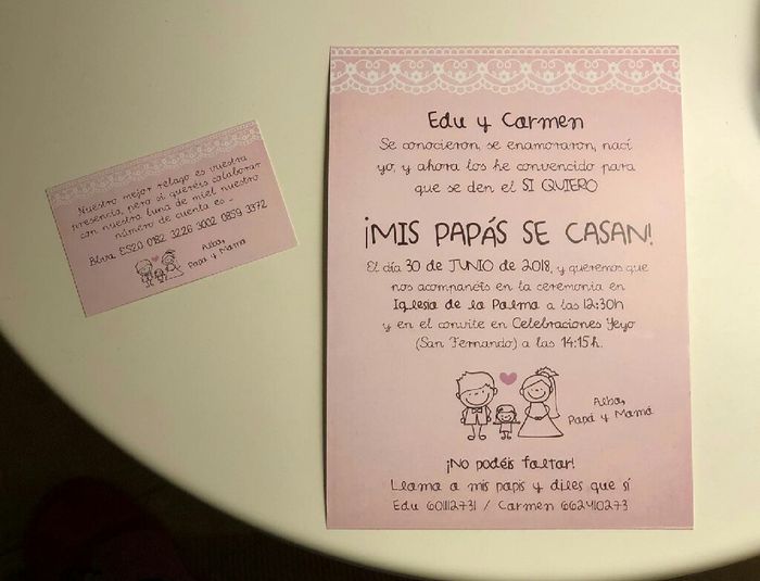  invitaciones de boda con Niño - 1