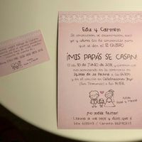  invitaciones de boda con Niño - 1