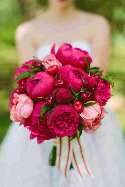 Ramos de novia fucsia - 2