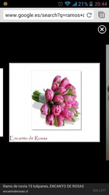 Tipo de ramo y flores - 1
