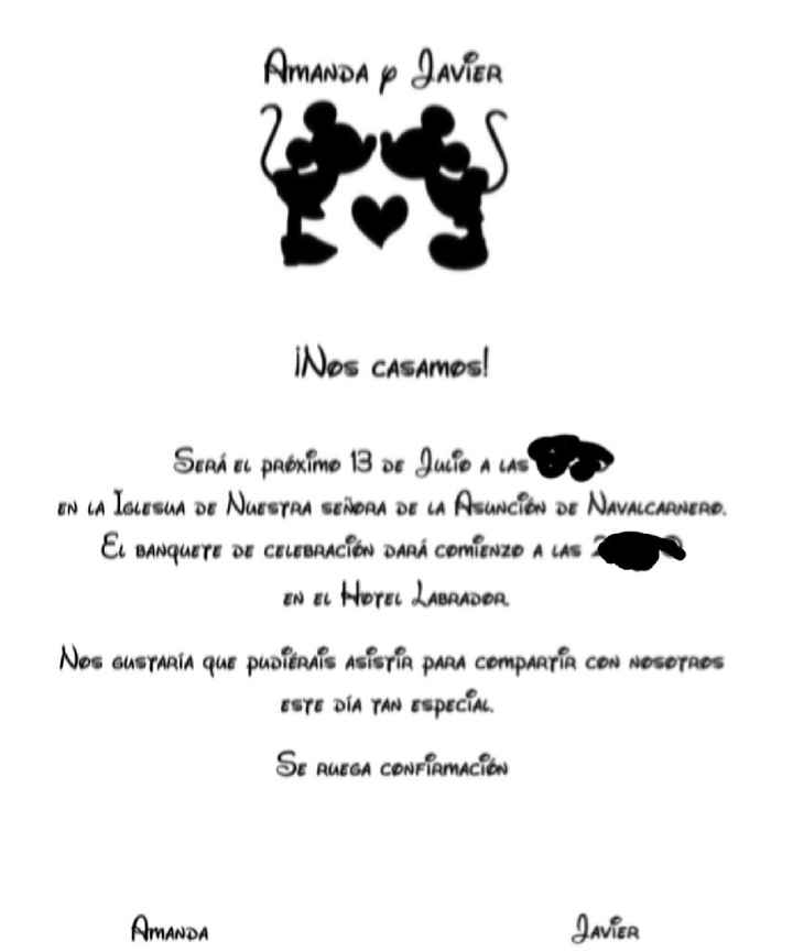 Diseño de invitaciones - 1