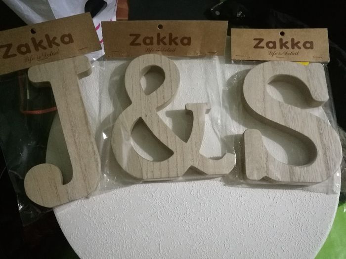 Letras de madera - 1