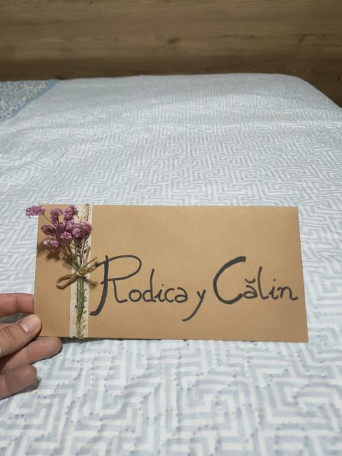 Una pregunta tonta pero que me tiene indecisa…. En los sobres donde van las invitaciones habéis pues