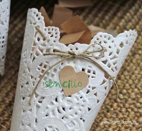 Ideas con blondas de papel - 2