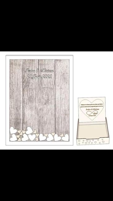 Cuadro hucha corazones 1