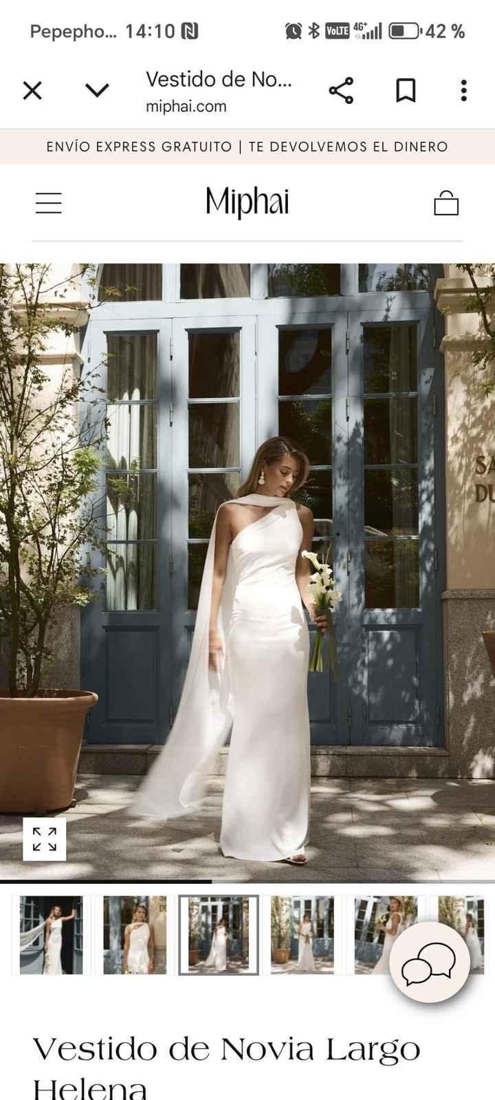 Vestido novia civil - 3