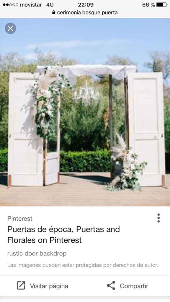 Alquiler puerta madera decoración - 1