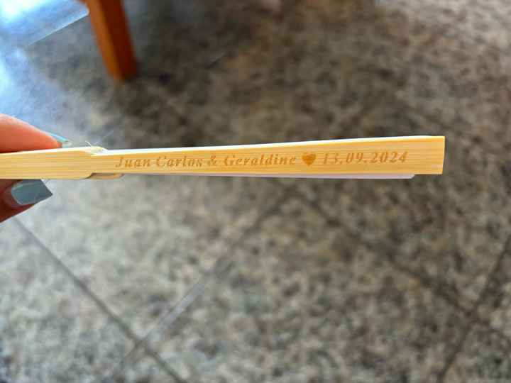 Abanicos de boda personalizados 💒 - 3