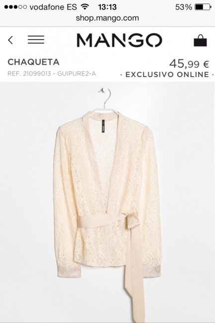 Chaquetas para novias - 2