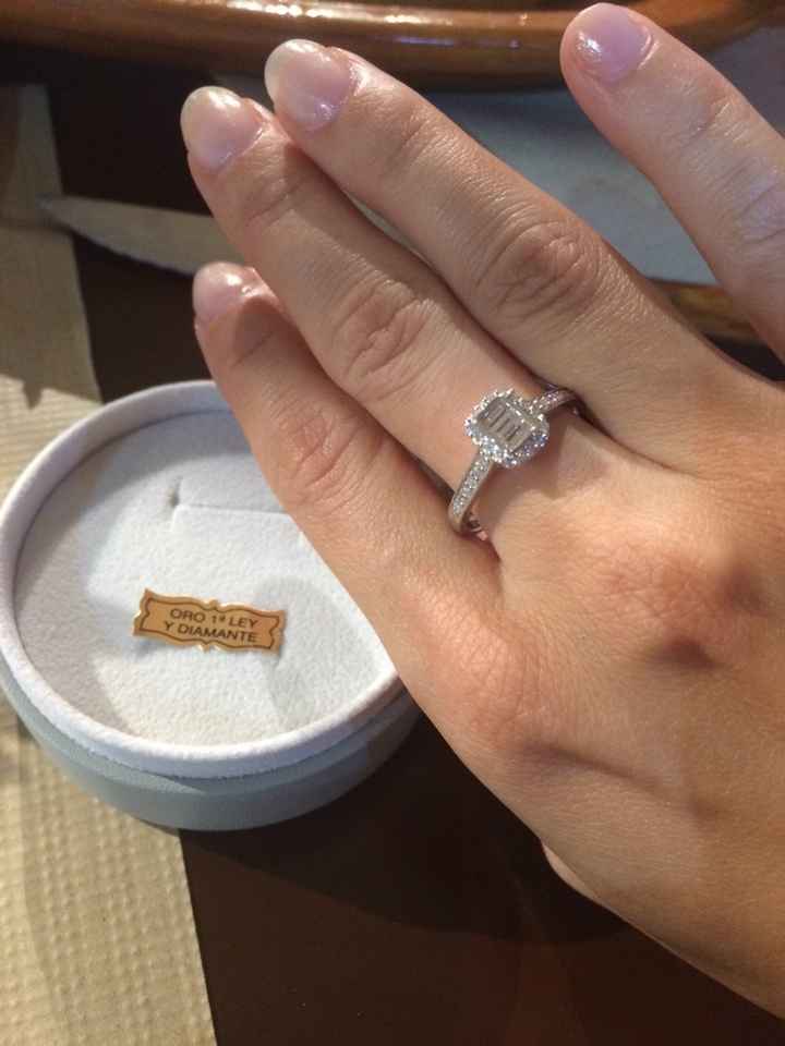 Mi chico no sabe donde comprarme anillo pedida donde lo comprasteis - 1