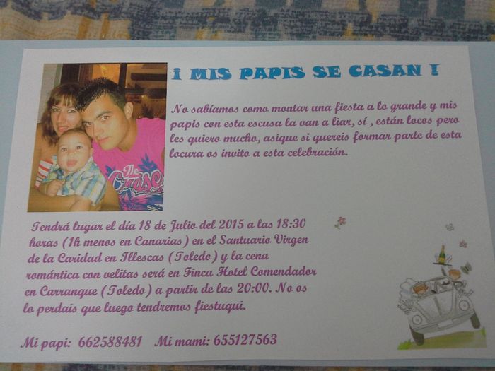 mis invitaciones! !