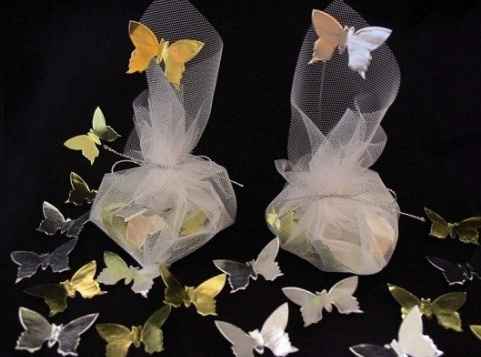 Mariposas de confeti para la salida de la iglesia
