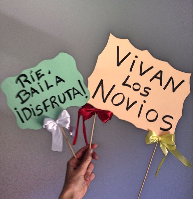 Nuestro atrezzo para el photocall diy - 3