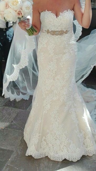 Vestido de novia hecho por una modista - 3