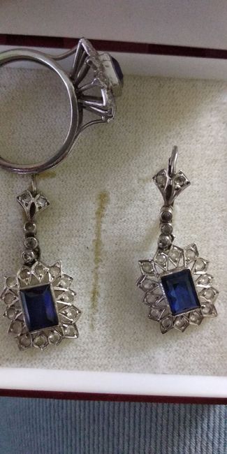 Pendientes azules - 1