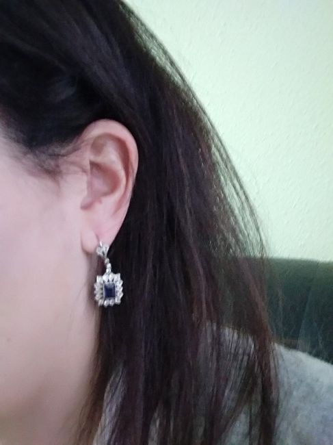 Pendientes azules - 2