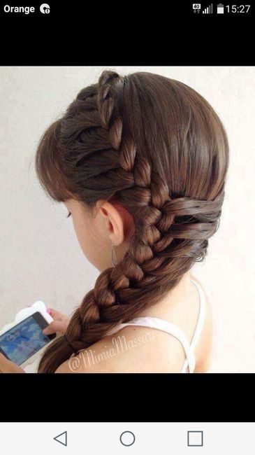 trenza lateral con diadema