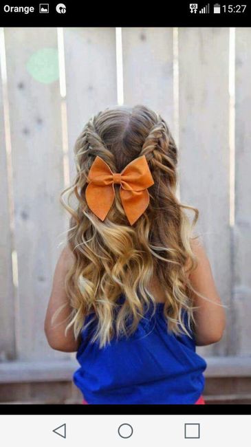 trenzas y pelo suelto este me gusta