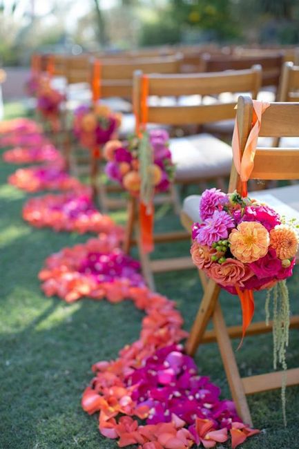 borde de flores