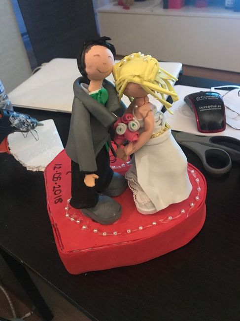 Mis muñecos para la tarta