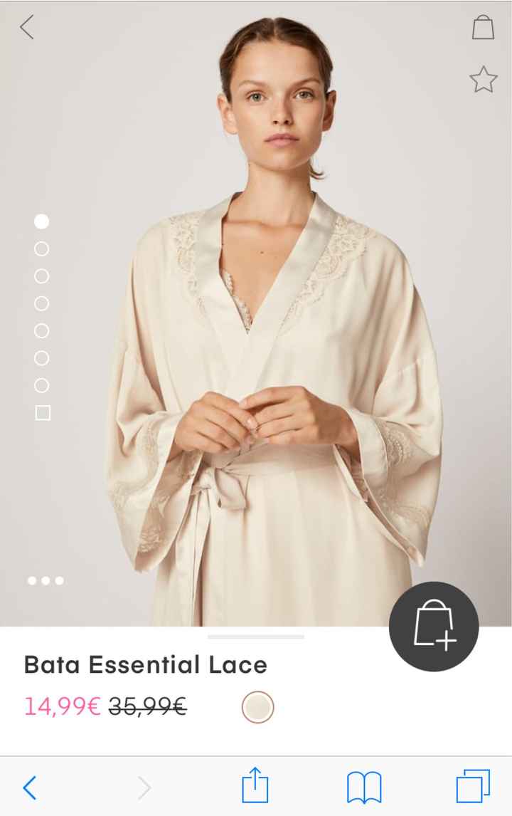 ¿Bata + Camisón para preparativos? - 1