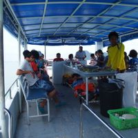 comida en el barco