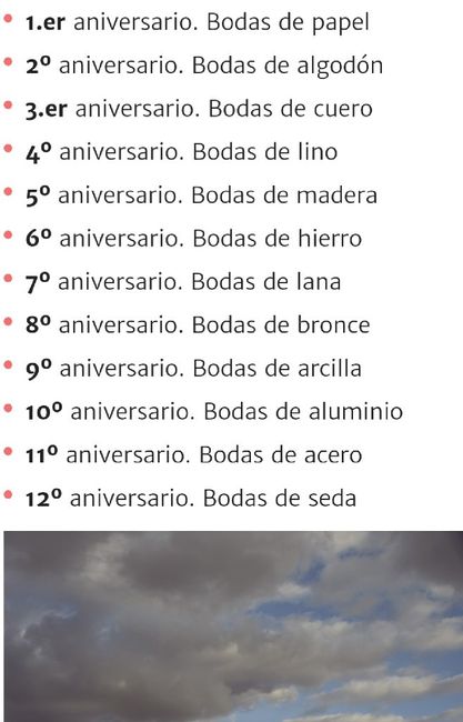 Significado de cada aniversario de bodas 1