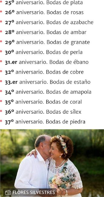 Significado de cada aniversario de bodas 3