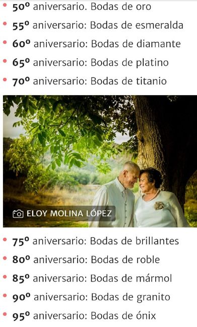 Significado de cada aniversario de bodas 5