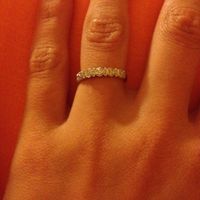 Nuestros anillos de compromiso... - 1