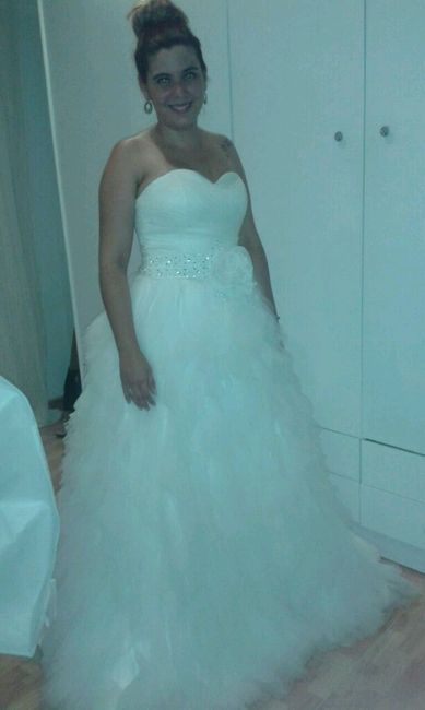 Que tipo de velo quedaría con este vestido? - 2