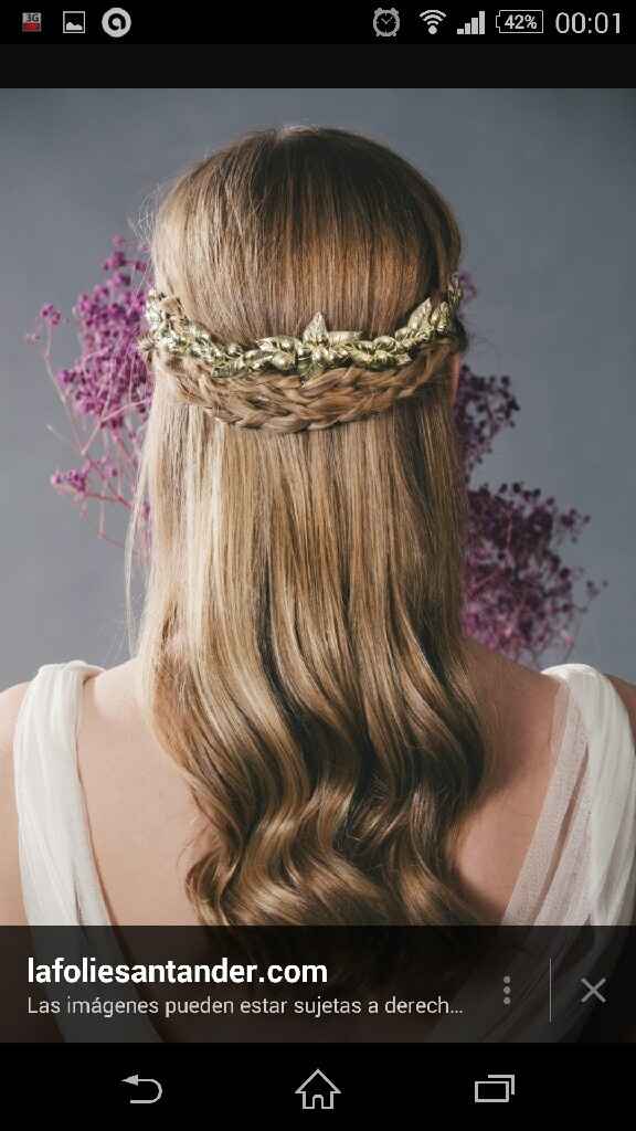 Tocado para el pelo - 1