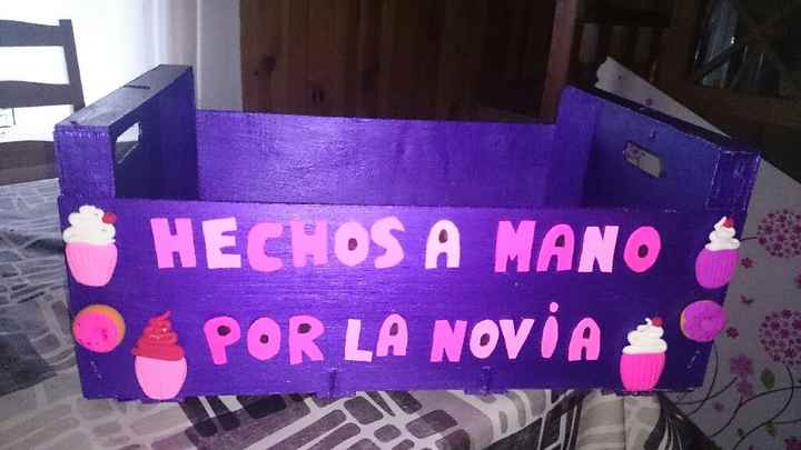 Caja para llevar los detalles de boda - 2