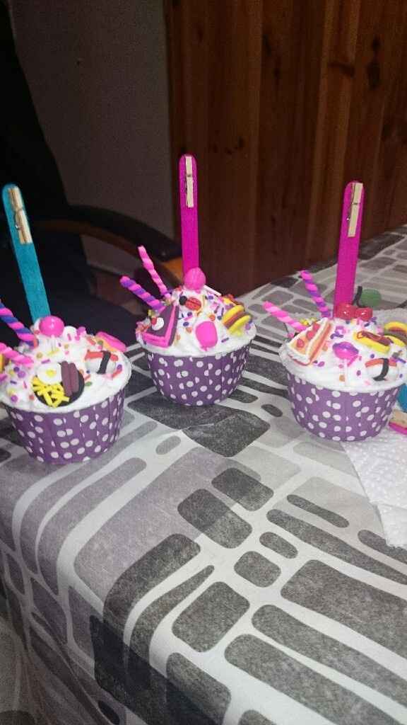 Cupcakes portafotos cómo detalle para los invitados - 1