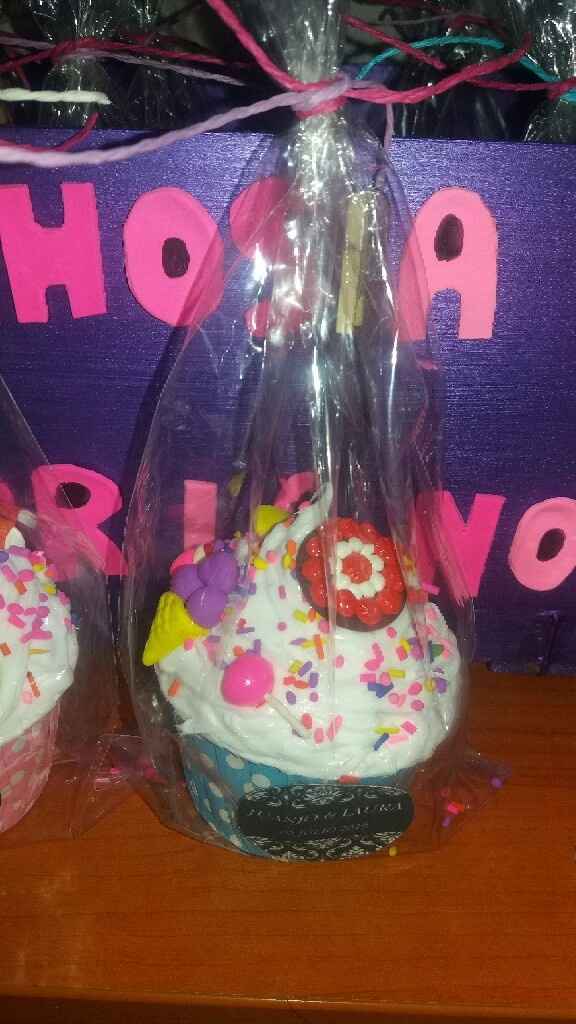 Cupcakes portafotos de regalo - 1