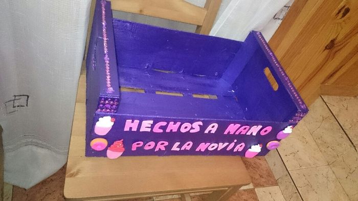 Caja para llevar los detalles de boda - 1