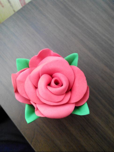Patron rosas goma eva - 1