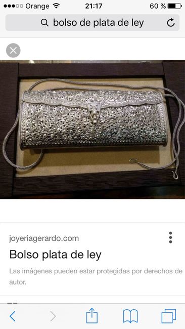 Los complementos de la novia :el bolso - 1