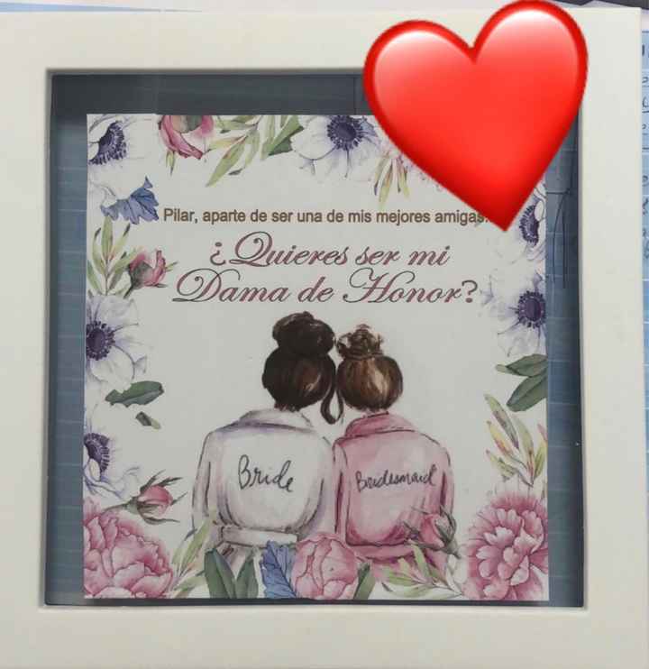 Cajas/bolsas de regalos para las damas de honor - 1