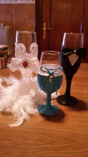Nuestras copas de novios! - 2