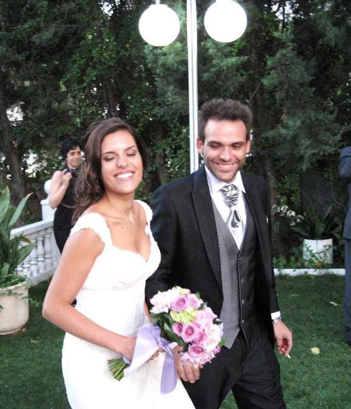 mi amor y yo llegando al coctail