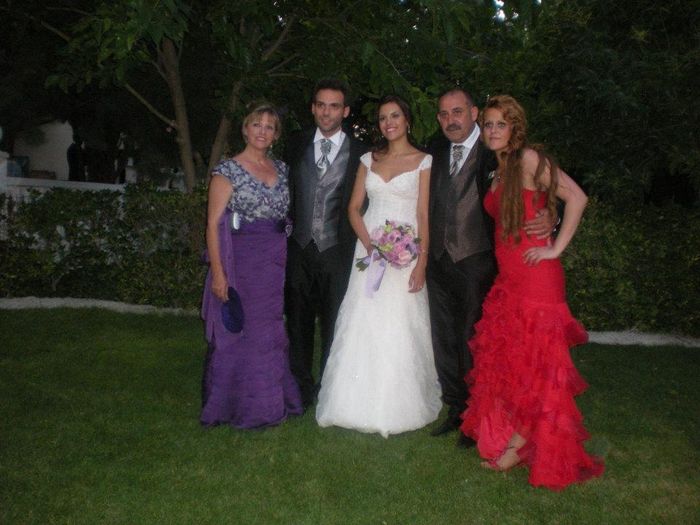 Con la familia de mi marido ;)