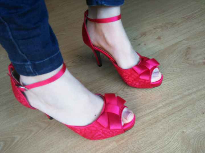 Zapatos novia rojos - 1