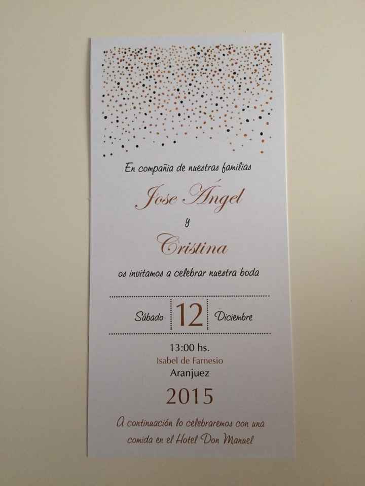 Mis invitaciones - 1