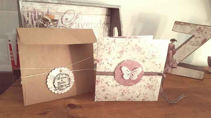 Invitaciones hechas a mano 